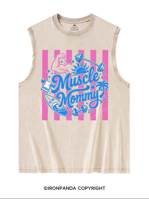 muscle mommy Washed Tank