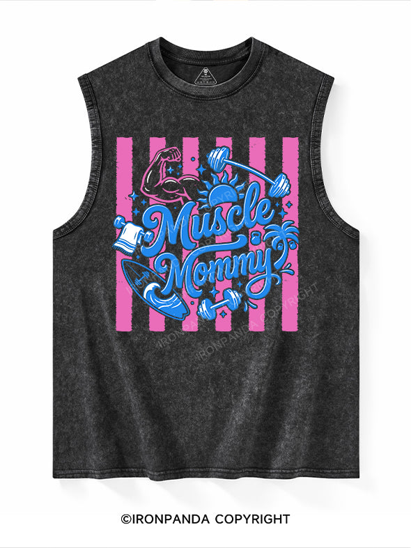 muscle mommy Washed Tank