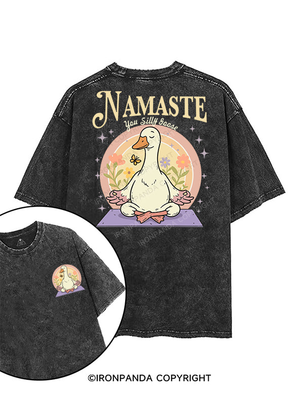 NAMASTE printed Gym Shirt