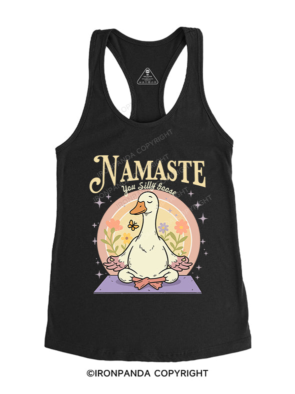 NAMASTE Gym Racerback Tank
