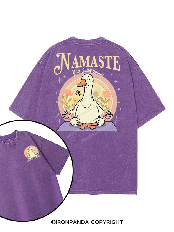 NAMASTE printed Gym Shirt