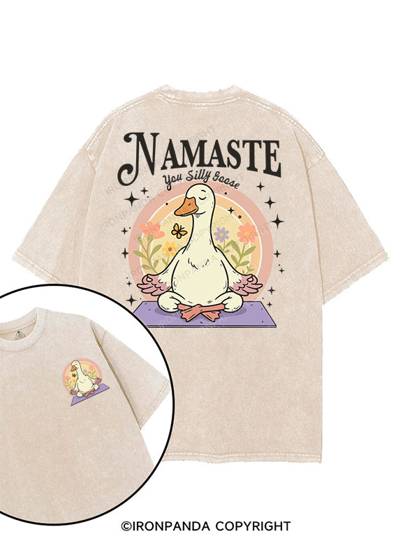 NAMASTE printed Gym Shirt