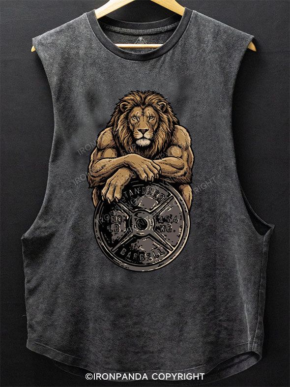 Lion  Scoop Bottom Cotton Tank