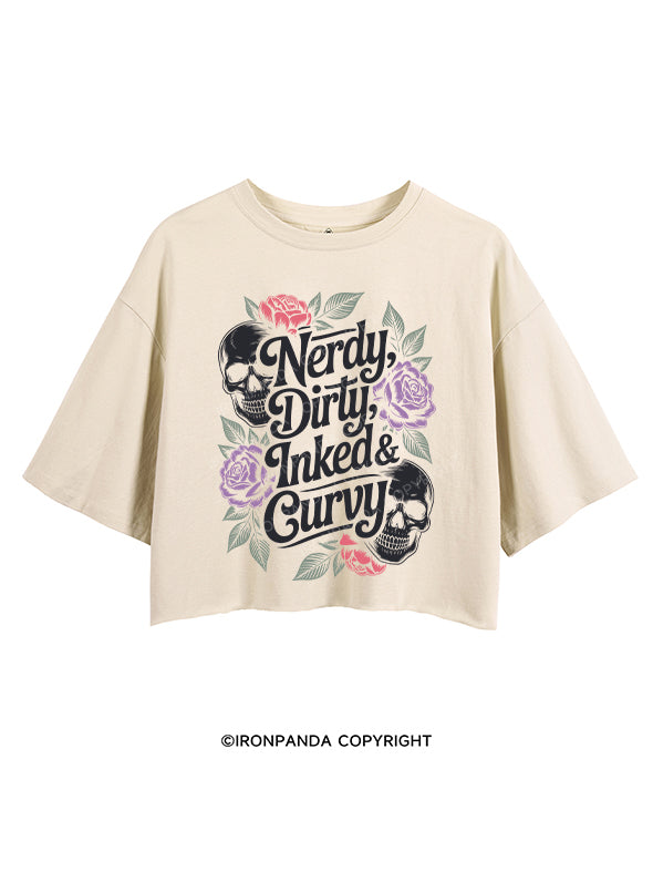 NERDY, DIRTY, INKED & CURVY CROP TOPS
