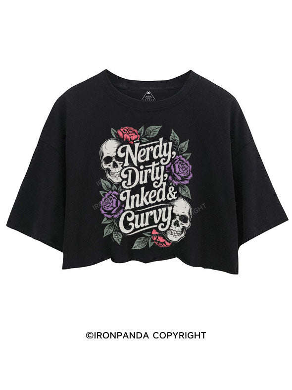 NERDY, DIRTY, INKED & CURVY CROP TOPS