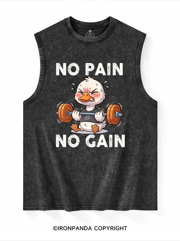 no pain no gain Washed Tank