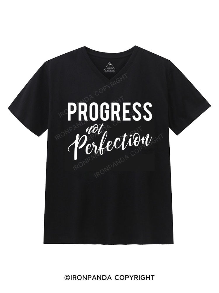 Progress not Perfection Gym V-neck Shirt