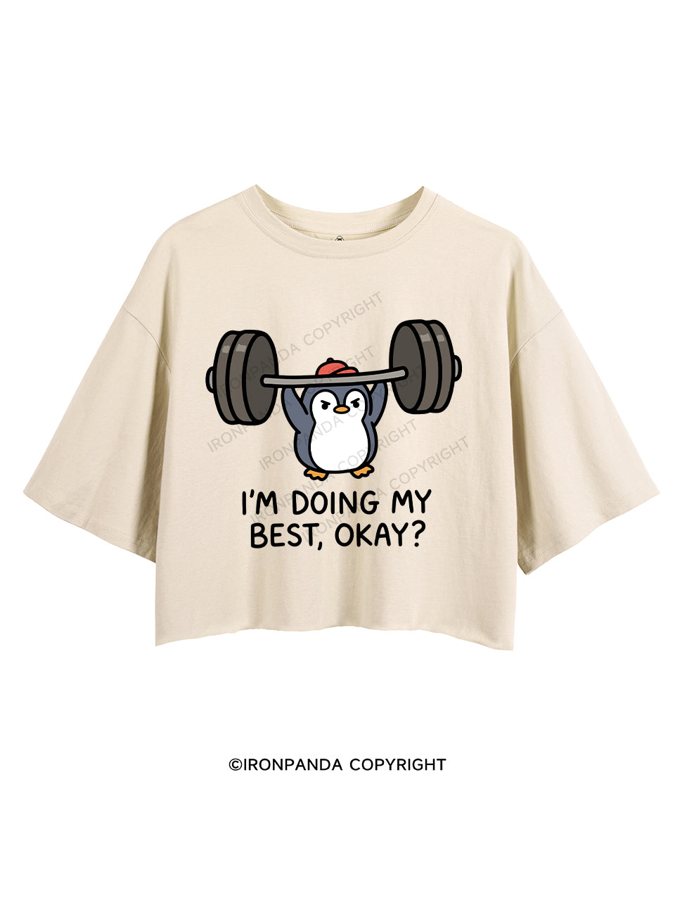I’M DOING MY BEST, OKAY？ CROP TOPS