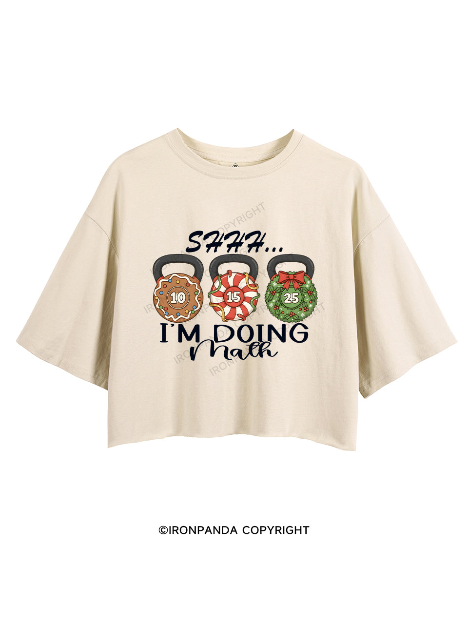 Shhh I'm Doing Math CROP TOPS