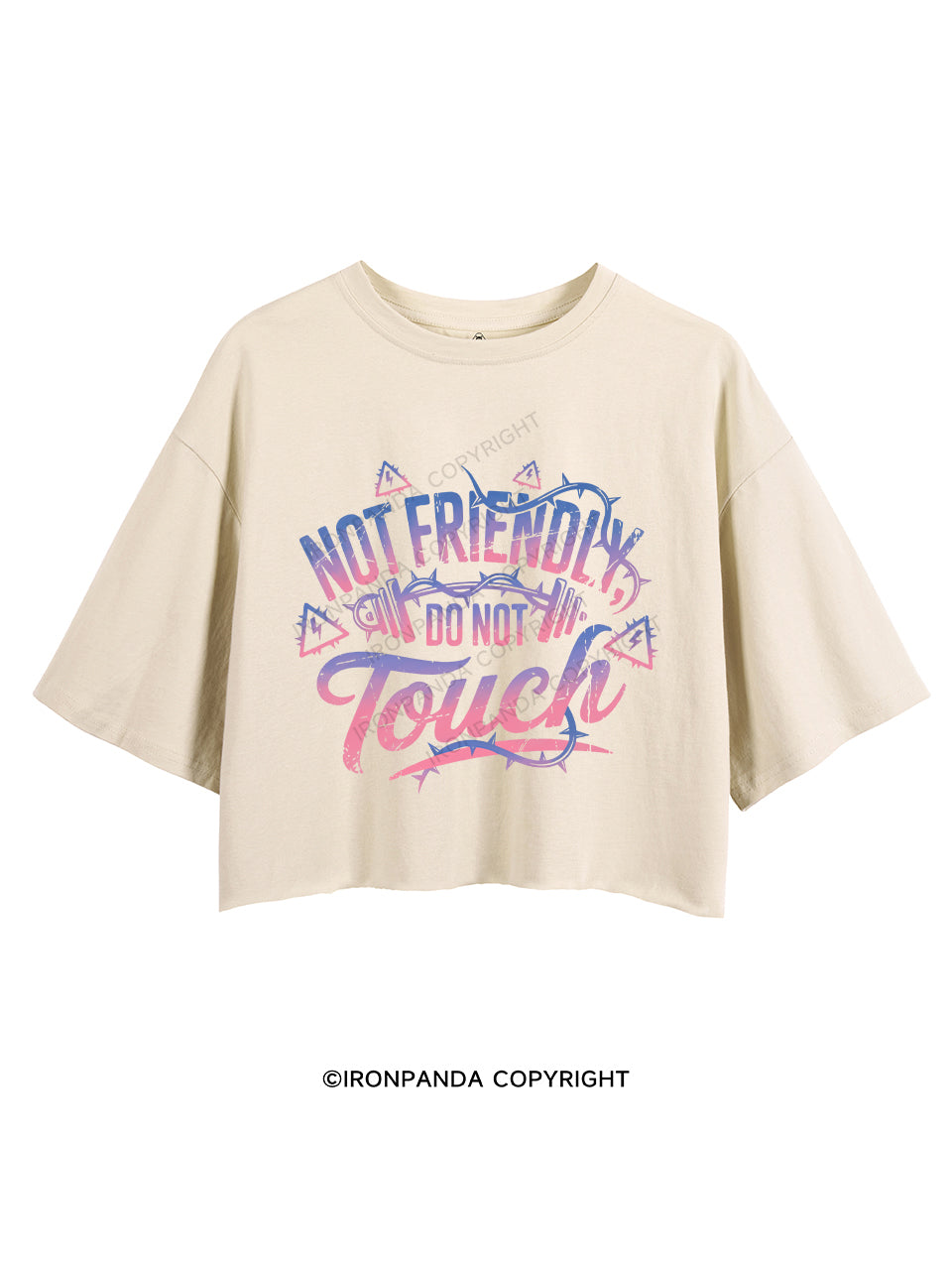 Not friendly, do not touch CROP TOPS