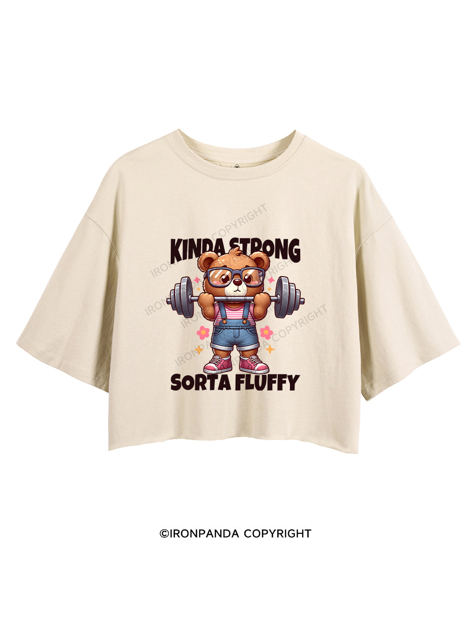 KINDA STRONG, SORTA FLUFFY CROP TOPS