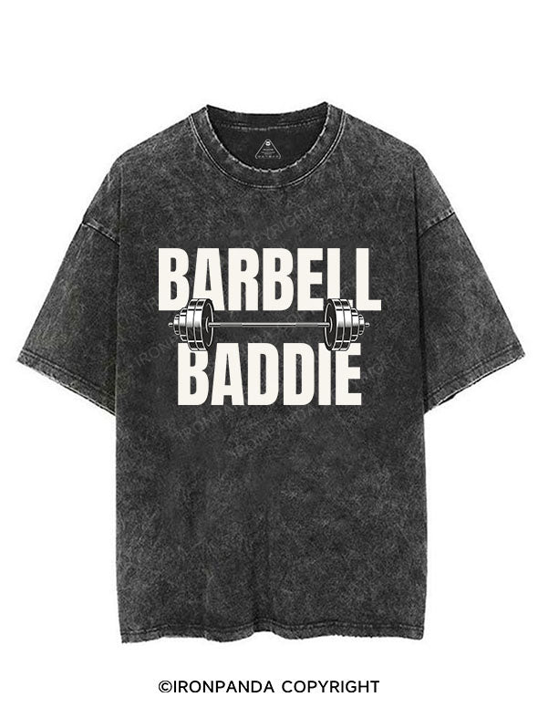 BARBELL BADDIE VINTAGE GYM SHIRT