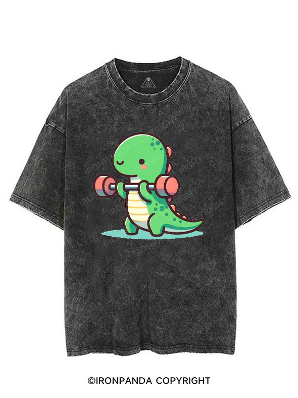 DINO GAINS VINTAGE GYM SHIRT