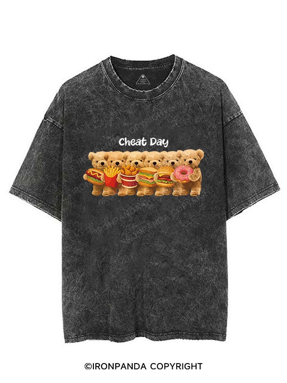 CHEAT DAY VINTAGE GYM SHIRT