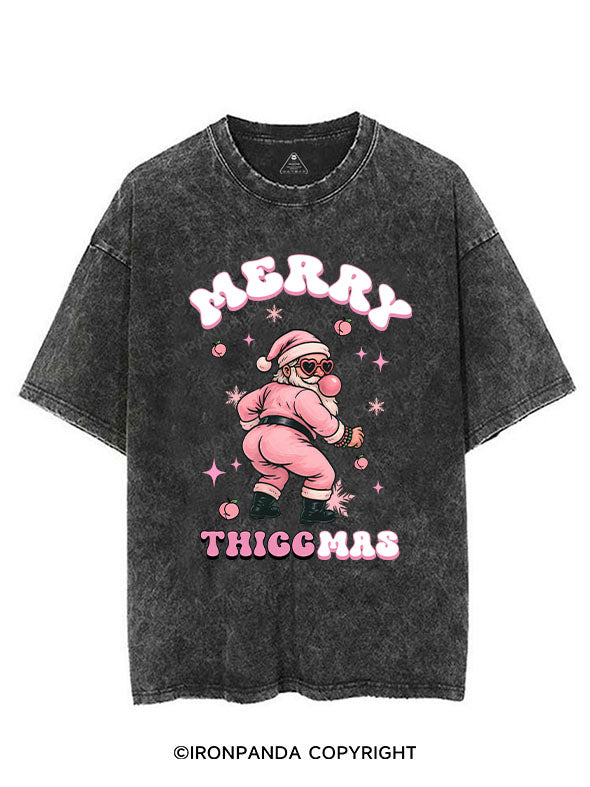 merry thiccmas VINTAGE GYM SHIRT