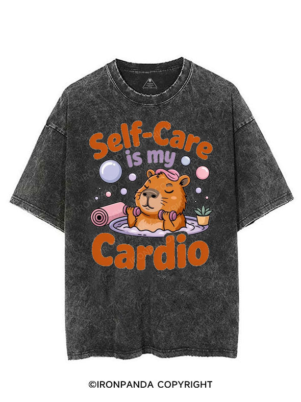 SELF-CARE IS MY CARDIO VINTAGE GYM SHIRT
