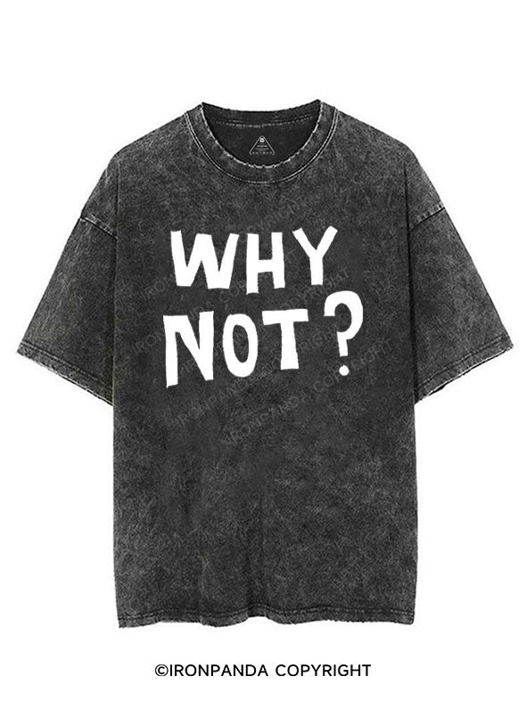 WHY NOT? VINTAGE GYM SHIRT