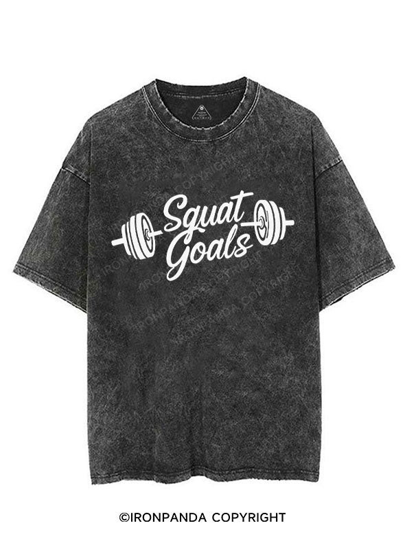 SQUAT GOALS VINTAGE GYM SHIRT