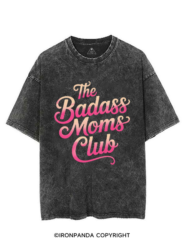 THE BADASS MOMS CLUB VINTAGE GYM SHIRT