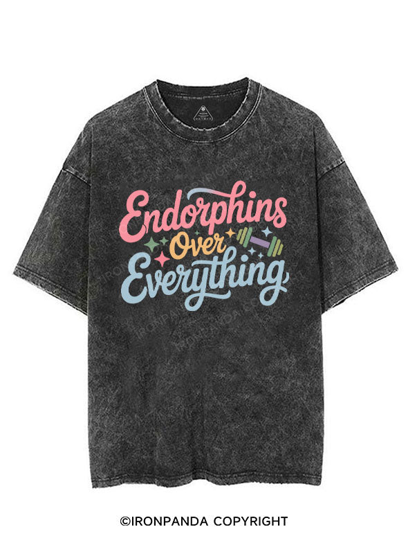 ENDORPHINS OVER EVERYTHING VINTAGE GYM SHIRT