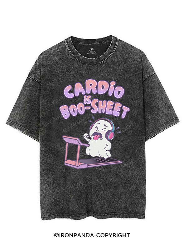 CARDIO IS BOO-SHEET Vintage Gym Shirt