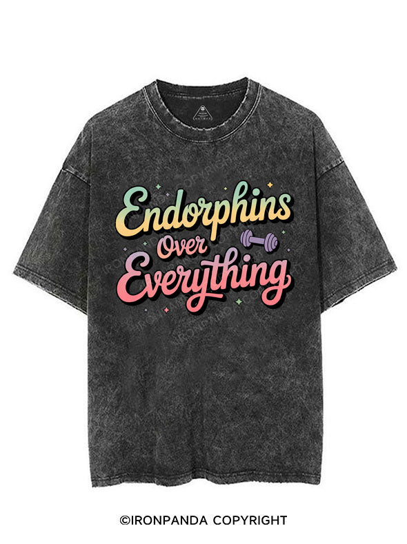 ENDORPHINS OVER EVERYTHING VINTAGE GYM SHIRT