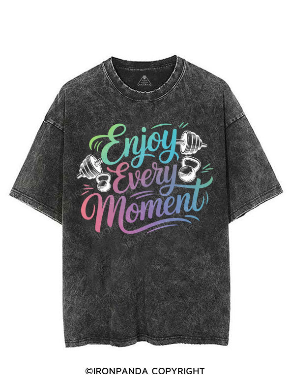 ENJOY EVERY MOMENT VINTAGE GYM SHIRT