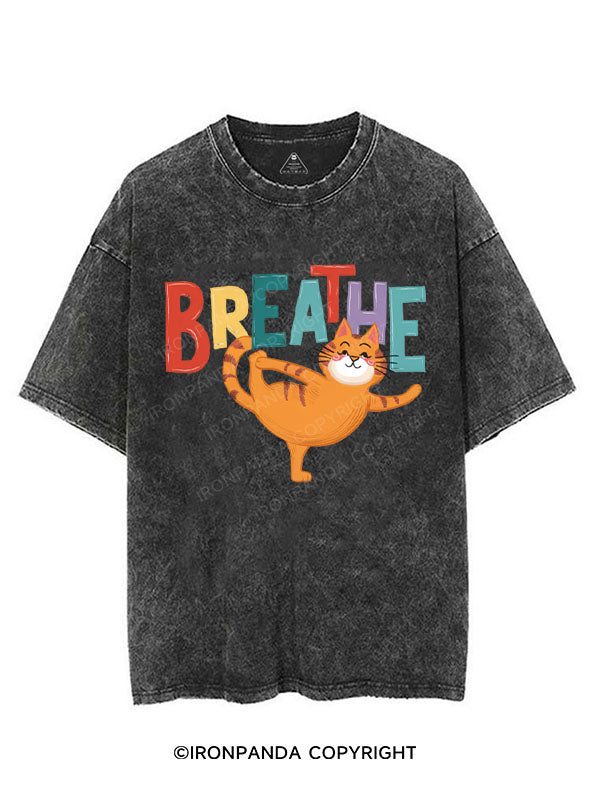 BREATHE VINTAGE GYM SHIRT
