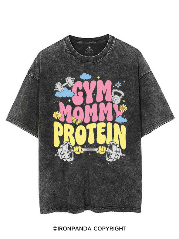GYM MOMMY PROTEIN VINTAGE GYM SHIRT