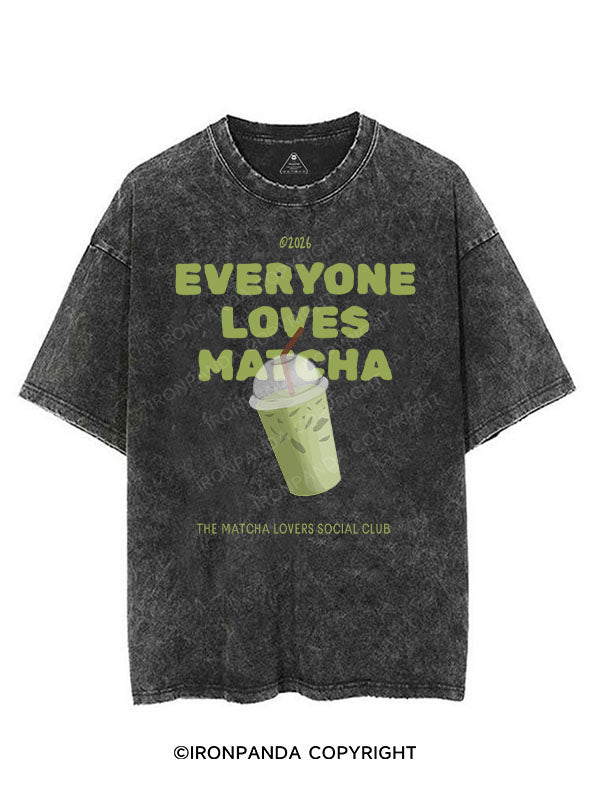 EVERYONE LOVES MATCHA VINTAGE GYM SHIRT
