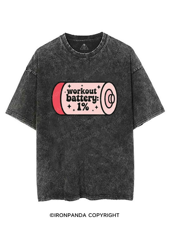 WORKOUT BATTERY 1% VINTAGE GYM SHIRT