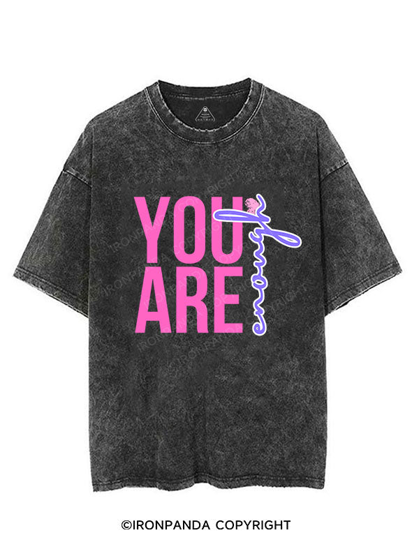 YOU ARE ENOUGH VINTAGE GYM SHIRT