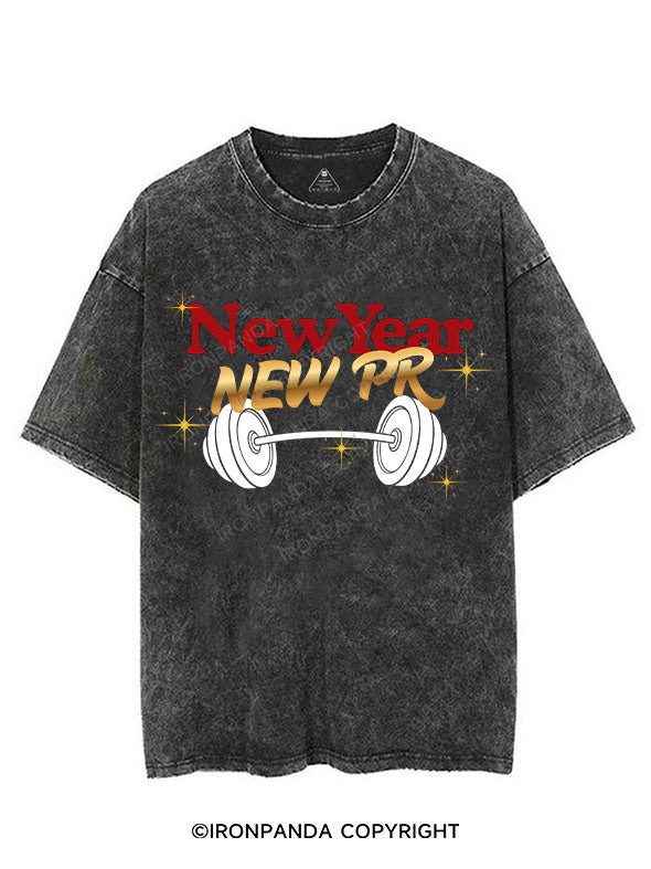 NEW YEAR NEW PR VINTAGE GYM SHIRT