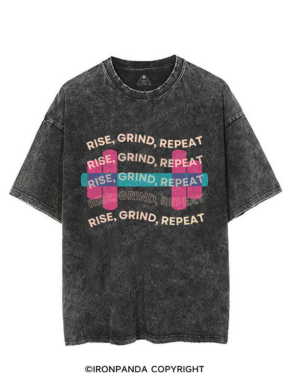 RISE, GRIND, REPEAT VINTAGE GYM SHIRT