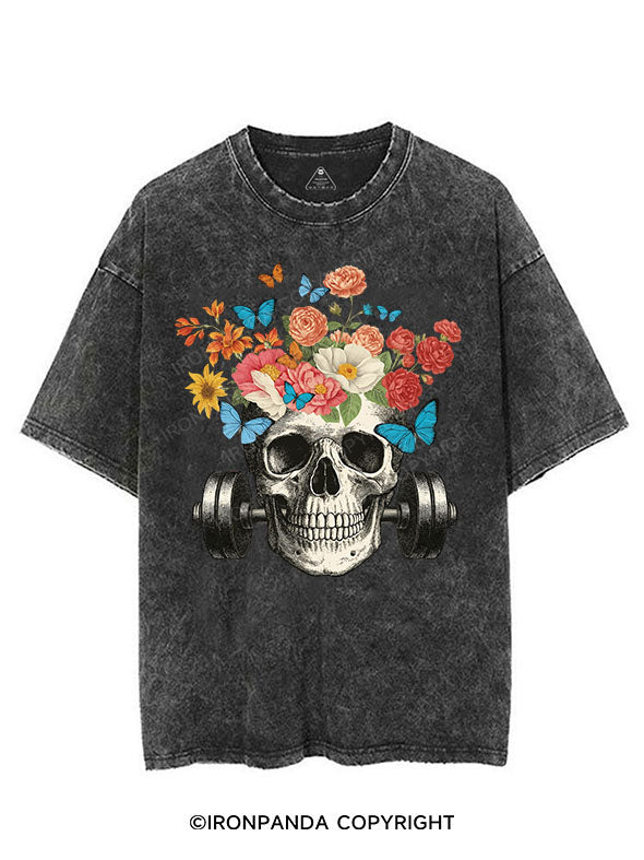 BLOOM THROUGH STRENGTH VINTAGE GYM SHIRT