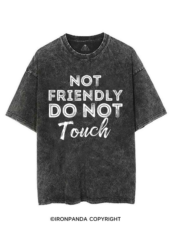 Not friendly, do not touch VINTAGE GYM SHIRT