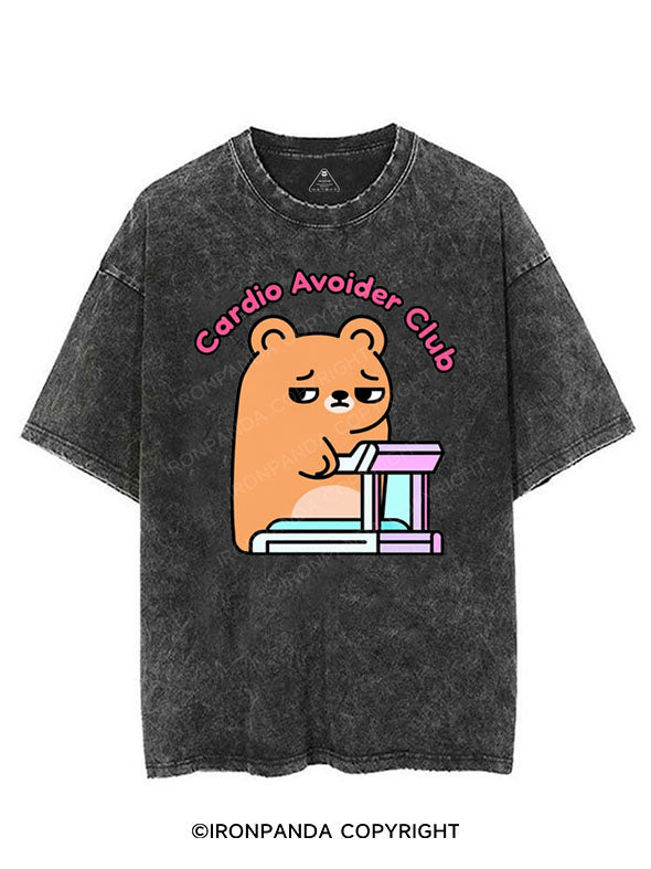 CARDIO AVOIDER CLUB VINTAGE GYM SHIRT