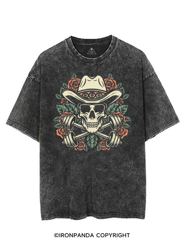 SKULL & STEEL VINTAGE GYM SHIRT
