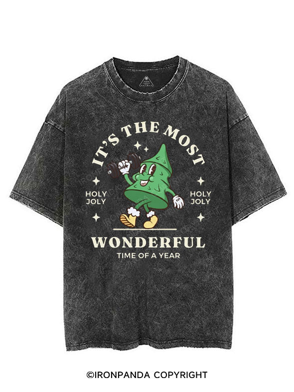 IT'S THE MOST WONDERFUL TIME OF A YEAR VINTAGE GYM SHIRT