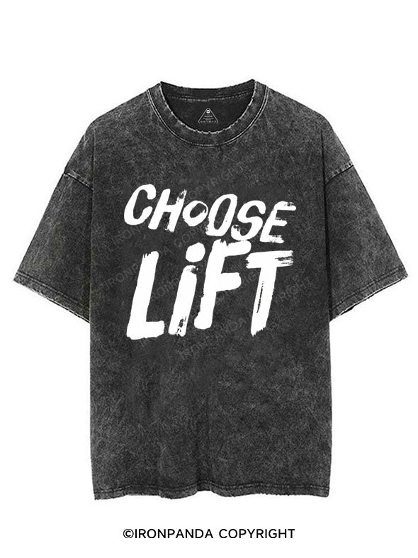 CHOOSE LIFT VINTAGE GYM SHIRT