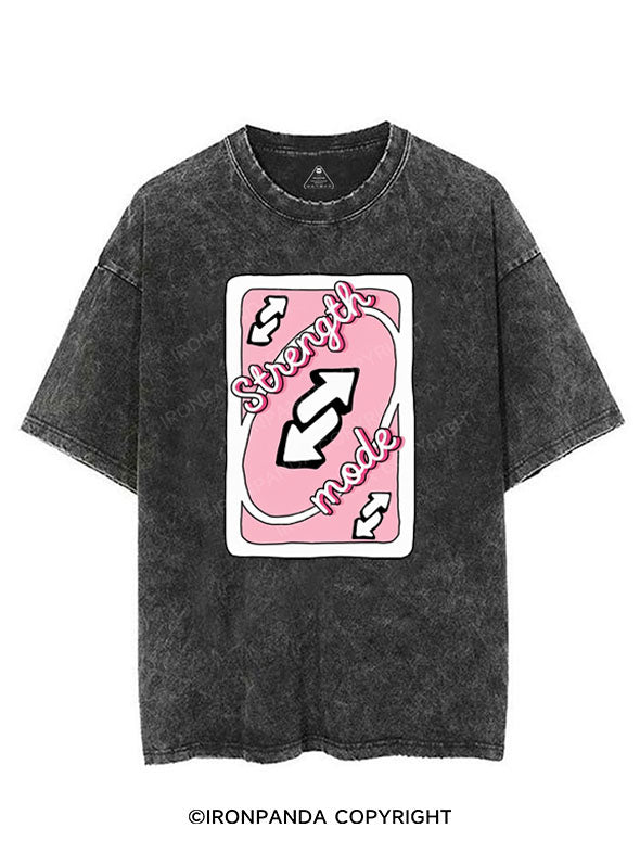 STRENGTH MODE VINTAGE GYM SHIRT
