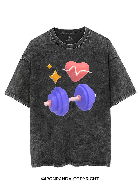 HEARTFELT GAINS VINTAGE GYM SHIRT