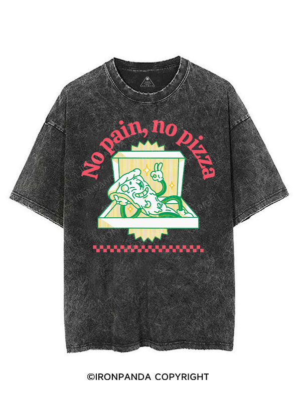 NO PAIN NO PIZZA VINTAGE GYM SHIRT