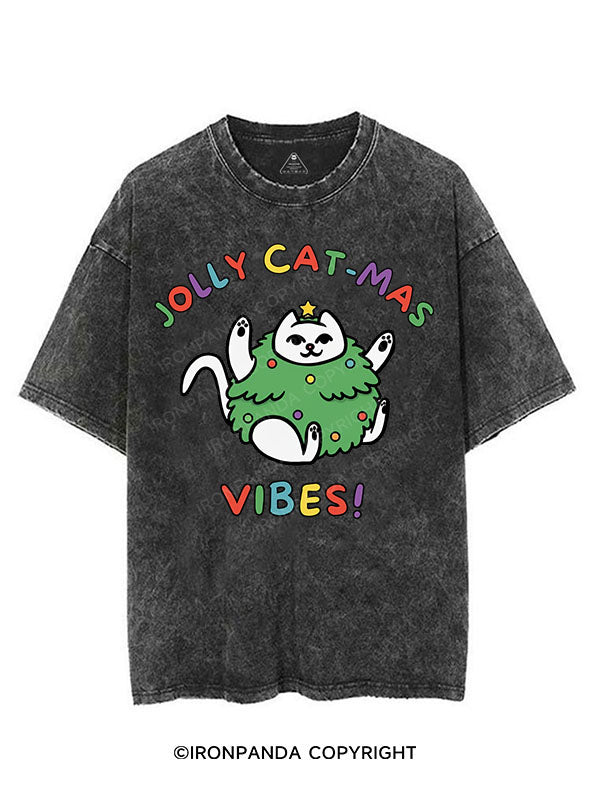 JOLLY CAT-MAS VIBES! VINTAGE GYM SHIRT