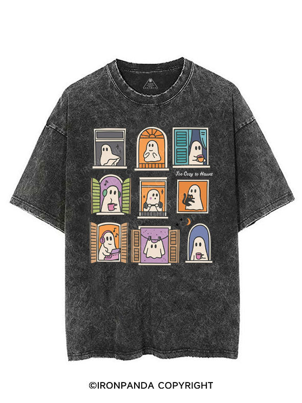 TOO COZY TO HAUNT VINTAGE GYM SHIRT