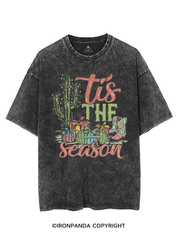 TIS THE SEASON VINTAGE GYM SHIRT