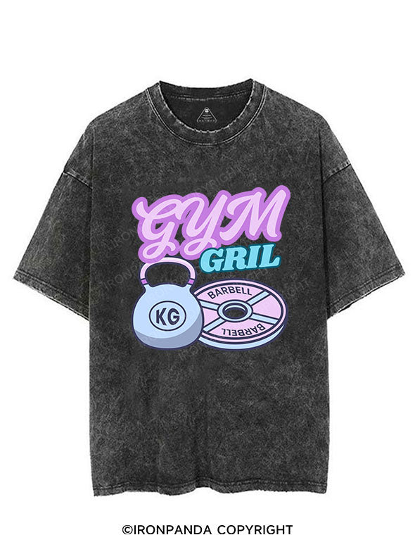 GYM GIRL VINTAGE GYM SHIRT