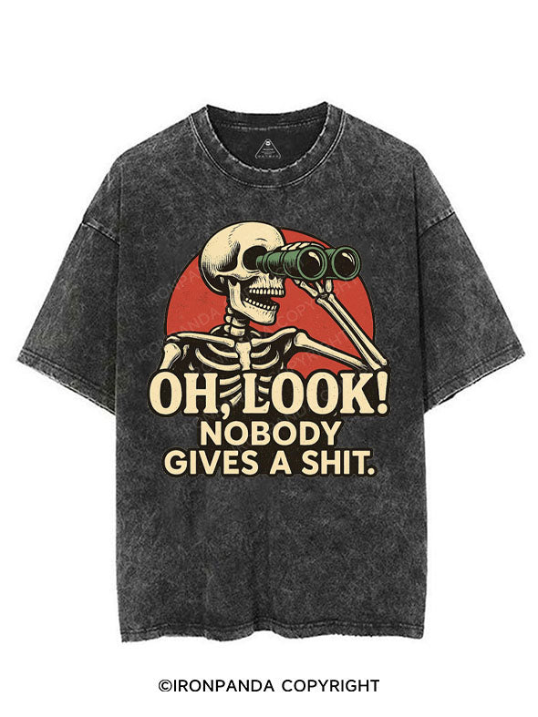 OH, LOOK! NOBODY GIVES A SHIT VINTAGE GYM SHIRT