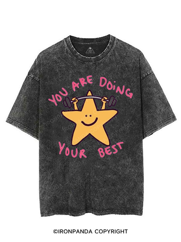 YOU ARE DOING YOUR BEST VINTAGE GYM SHIRT