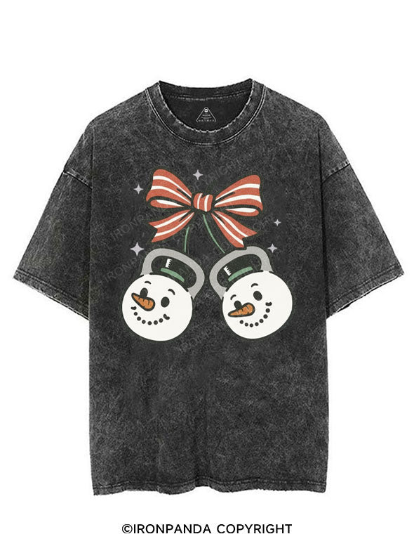 JOLLY SNOWMAN STRENGTH VINTAGE GYM SHIRT